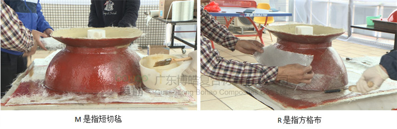 玻璃鋼模具增強(qiáng)層制作:RM法