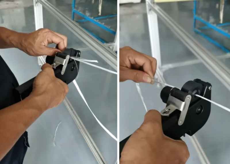 自動接紗器 玻璃纖維自動打結(jié)接紗器 玻璃鋼拉擠/纏繞工藝玻纖紗線打結(jié)接續(xù)一體化接紗機(jī)   -6